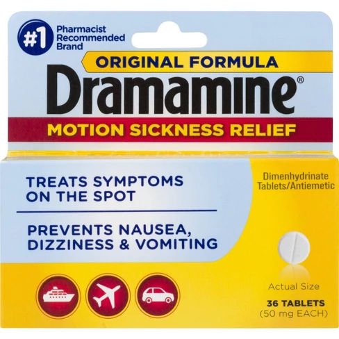 Dramamine Motion Sickness Tablets - 36ct