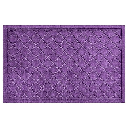 Purple Solid Doormat - (2'X3') - Bungalow Flooring