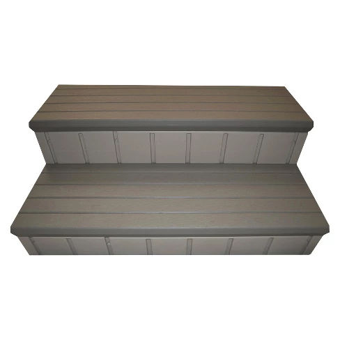 QCA 36" Two Tone Gray Spa Step