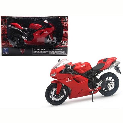 Ducati 1198 Red Motorcycle 1/12 Diecast Model by New Ray