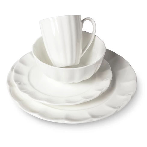 Gorham Willow Creek Bone China Dinnerware Set White Buy Online In Malta At Malta Desertcart Com Productid 123976836