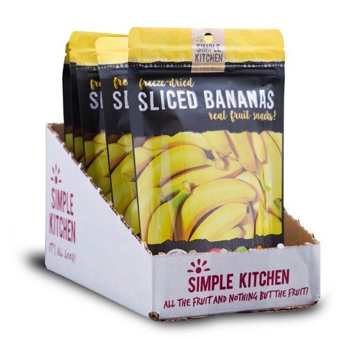Wise Company Dehydrated Sliced Bananas 4 Servings 6ct