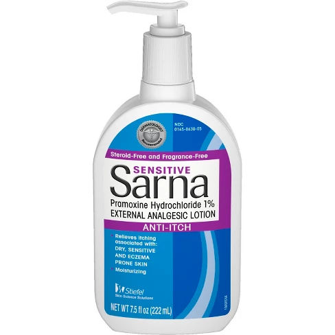 Sarna Sensitive Anti-Itch Lotion 7.5 fl oz