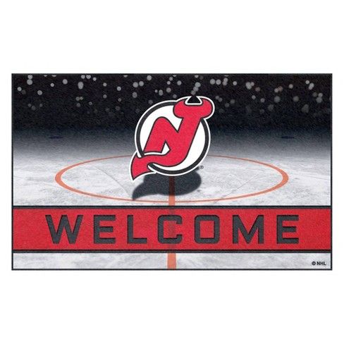 NHL New Jersey Devils Crumb Rubber Door Mat 18"x30"