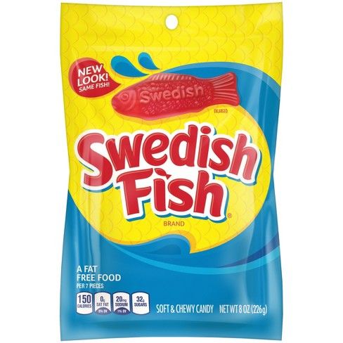 Swedish Fish  Free Soft & Chewy Candy - 8oz