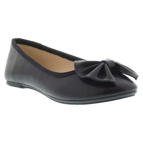 Girls Sam And Libby Victoria Icon Matte Ballet Flats Black