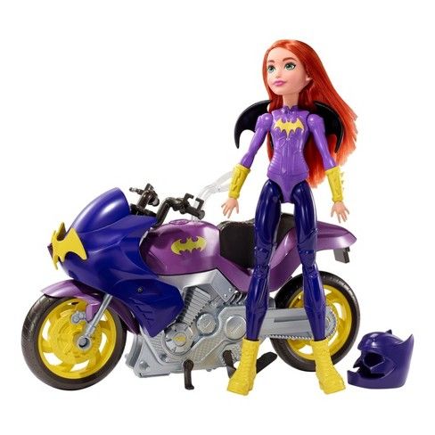 DC Super Hero Girls Batgirl Doll and Batcycle