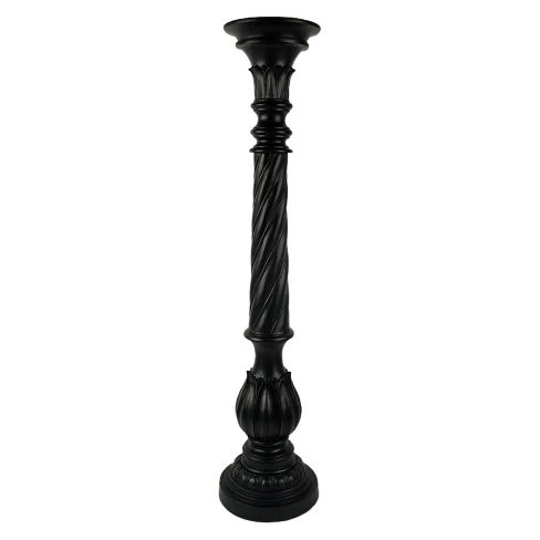 Single Candle Stick Black 35" - Drew DeRose