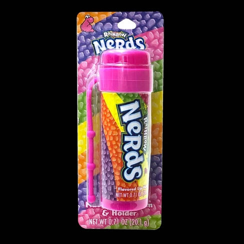 Nerds Flavored Lip Balm and Holder - 0.71oz