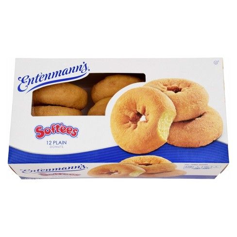 Entenmann's Soft'ees Plain Donuts - 12ct/17oz