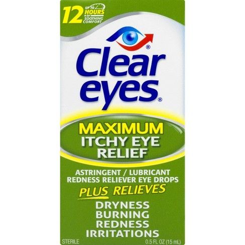Clear Eyes Maximum Itchy Eye  Drops - 0.5 fl oz