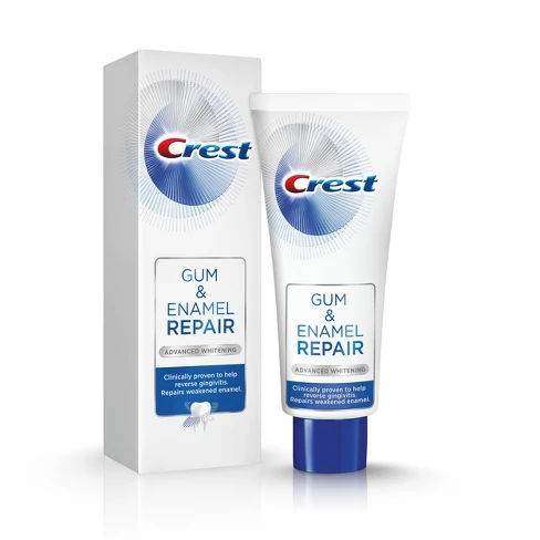 Crest Gum & Enamel Repair Toothpaste for Gum Care Advanced Whitening - 4.1oz