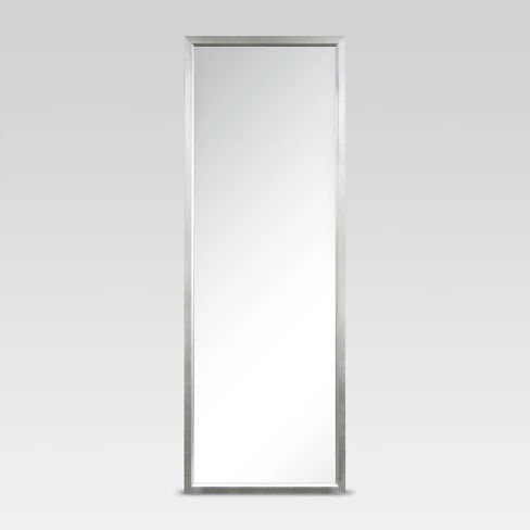 Rectangle Leaner Floor Mirror Silver - Threshold™