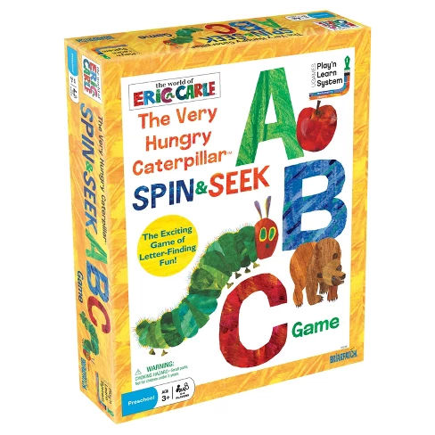 Eric Carle Briarpatch The Very Hungry Caterpillar Spin & Seek ABC Game