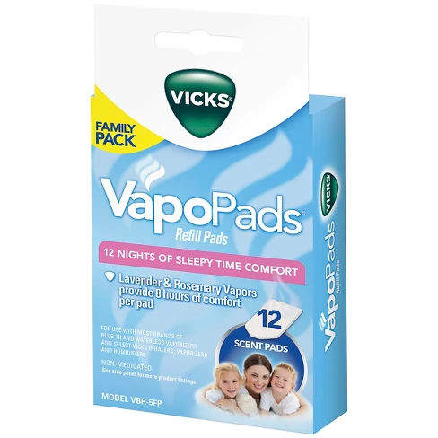 Vicks Vapopads Refill - Lavender & Rosemary - 12ct