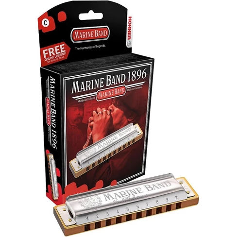 Hohner 1896 Harmonic Minor Marine Band Harmonica
