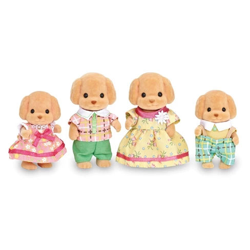 Calico Critters Toy Poodle Family