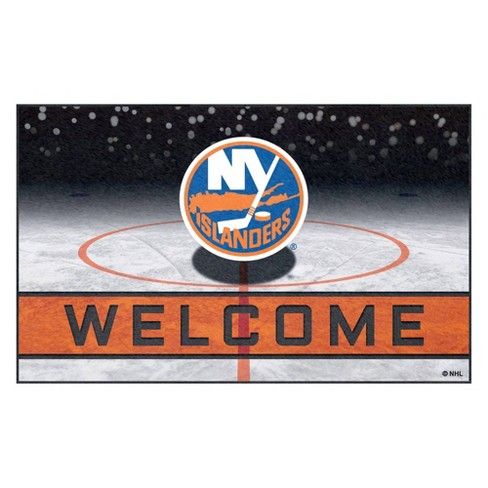 NHL New York Islanders Crumb Rubber Door Mat 18"x30"