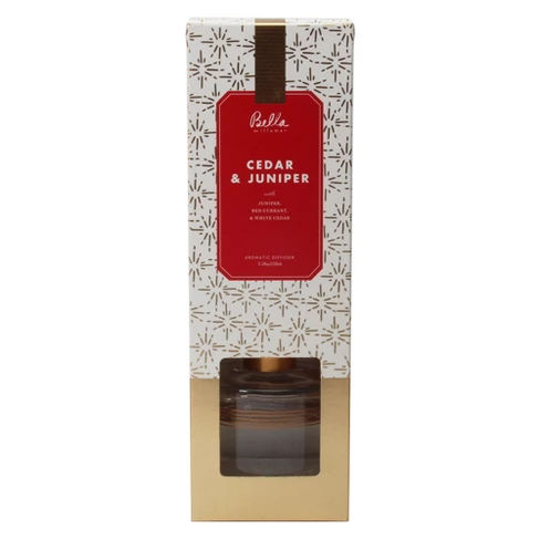 5.1oz Oil Diffuser Cream Cedar & Juniper - Bella by Illume