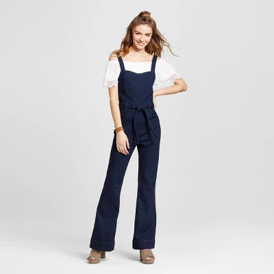 dollhouse denim jumpsuit