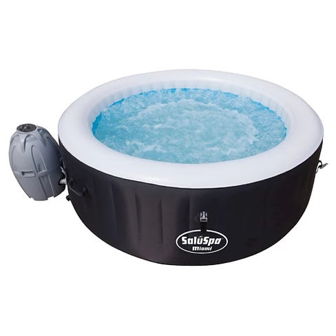SalulSpa™ Miami Airjet™ Hot Tub - Black