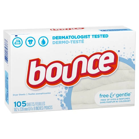 Bounce Free & Sensitive Fabric Softener Sheets 105 ct