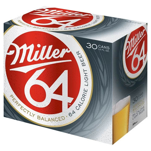 Miller 64® Light  - 30pk / 12oz Cans