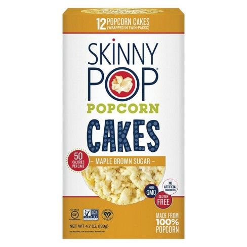 Skinny Pop le Brown Sugar Popcorn Cakes - 12ct