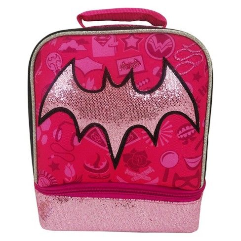 Batgirl 9" Dual Compartment Lunch Bag with Cape