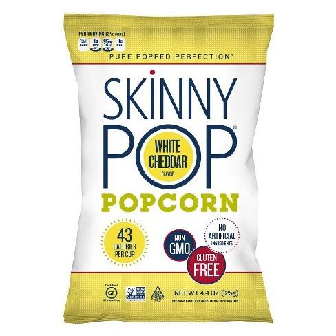 Skinnypop White Cheddar Flavor Popcorn - 4.4oz