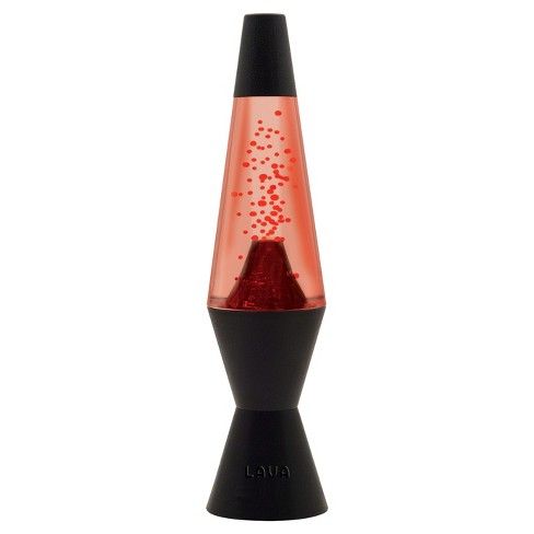 10" Instant Action Mini Volcano Lava Lamp Black - Lava Lite