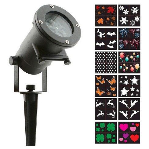 Holiday Charms LED lights 12 Interchangeable Slides - Night Stars