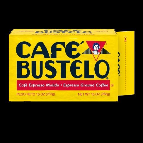 Café Bustelo Espresso Vacuum-Packed Dark Roast Ground Coffee - 10oz
