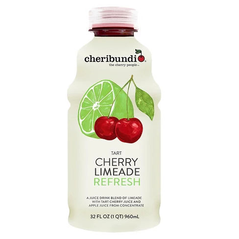 Cheribundi Tart Cherry Limeade Refresh - 32 fl oz Bottle