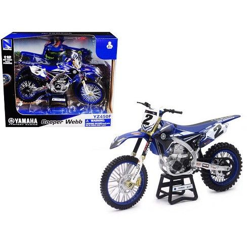 Yamaha Factory Racing YZ450F #2 Cooper Webb Motorcycle Model 1/12 by New Ray