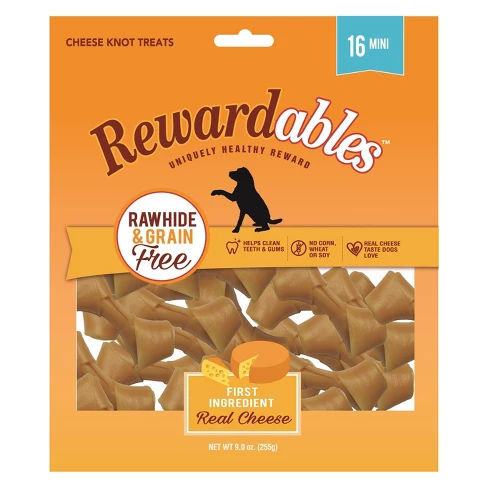 Rewardables - Cheese Knot Dog Treats - 16ct - 9.0oz