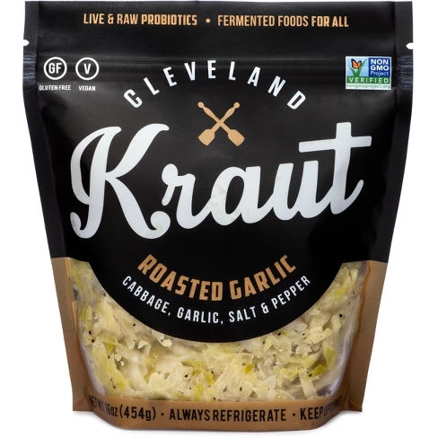 Cleveland Kraut Vegan Roasted Garlic - 16oz
