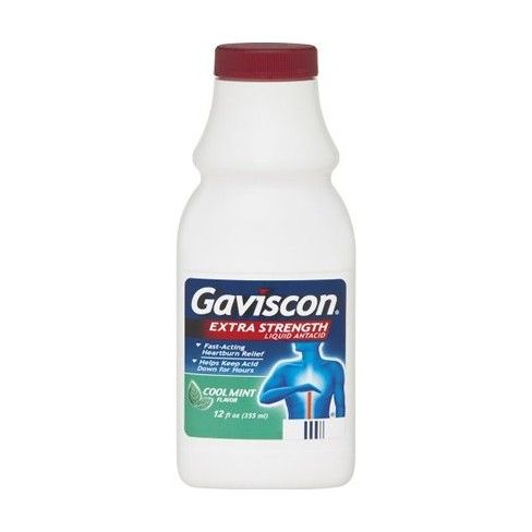Gaviscon Extra Strength Ant Liquid - Cool mint 12oz
