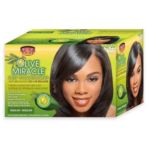 African Pride Olive Miracle Deep Conditioning Hair Shampoo And Styling Set