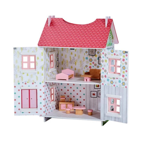 Teamson Garden Cottage Portable Dollhouse