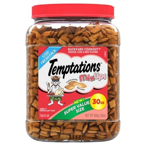 Temptations MixUps Treats for Cats Backyard Cookout Flavor - 30oz