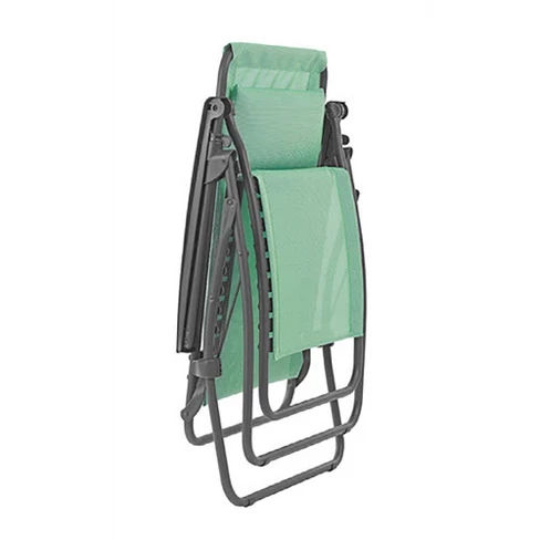 Lafuma R Clip Zero Gravity Compact Sling Outdoor Recliner Lounge Chair, Menthol