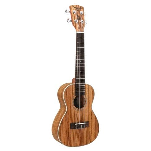 Kahua 24 Inch Concert Zebrawood Ukulele