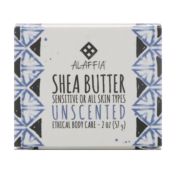 Alaffia, Shea Butter, Unscented, 2 oz (57 g)