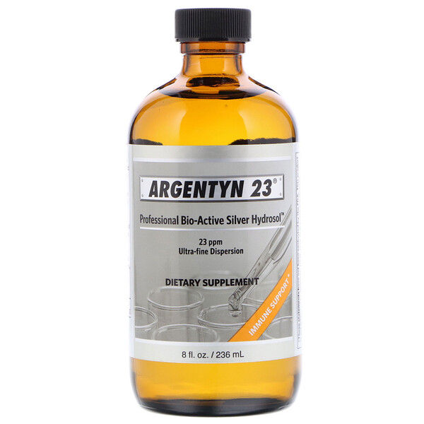 y Research Group, Argentyn 23, Professional Bio-Active Silver Hydrosol, 8 fl oz (236 ml)