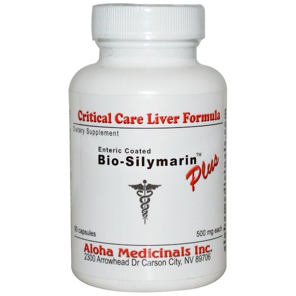 Aloha Medicinals Inc., Bio-Silymarin Plus, 500 mg, 60 s 60 Count