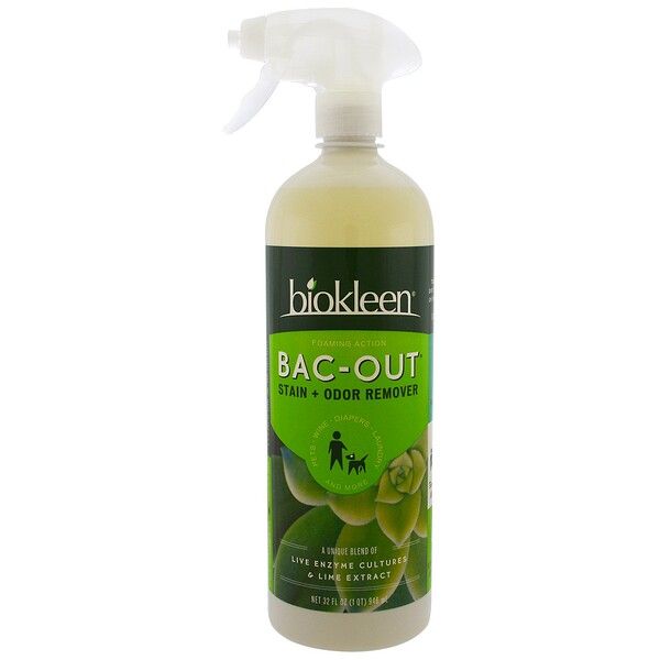 Bio Kleen, Bac Out, Stain & Odor Remover, Foaming Action, 32 fl oz (946 ml)