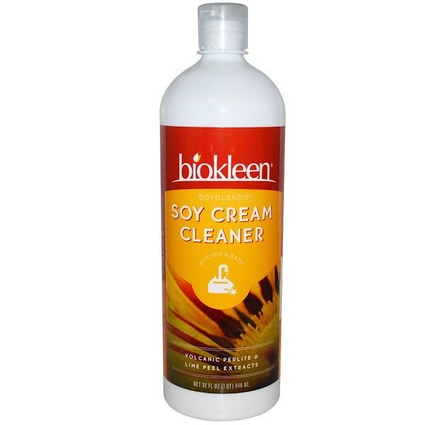 Bio Kleen, Soy Cream Cleaner, Kitchen and Bath, 32 fl oz (946 ml)