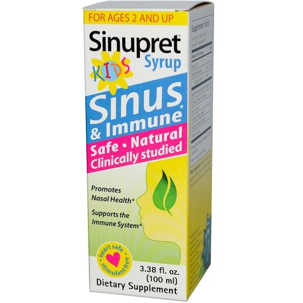Bionorica, Sinupret Kids Syrup, 3.38 fl oz (100 ml)