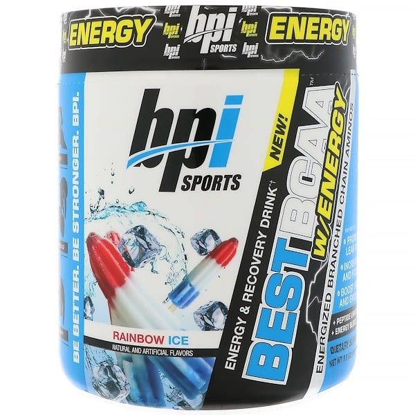 BPI Sports, Best BCAA with Energy, Rainbow Ice, 8.8 oz (250 g) (Discontinued Item)